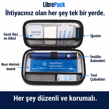 LibrePack™ Dijital Ekranlı Termal İnsülin Çantası